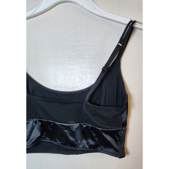 New Auden Women's Black Keyhole Front Pullover Bralette Adjustable Straps Size S - Picture 6 of 6